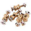10Pcs Brass Linkage Stopper For 2.1Mm Pushrod Connector For Rc Plane Model