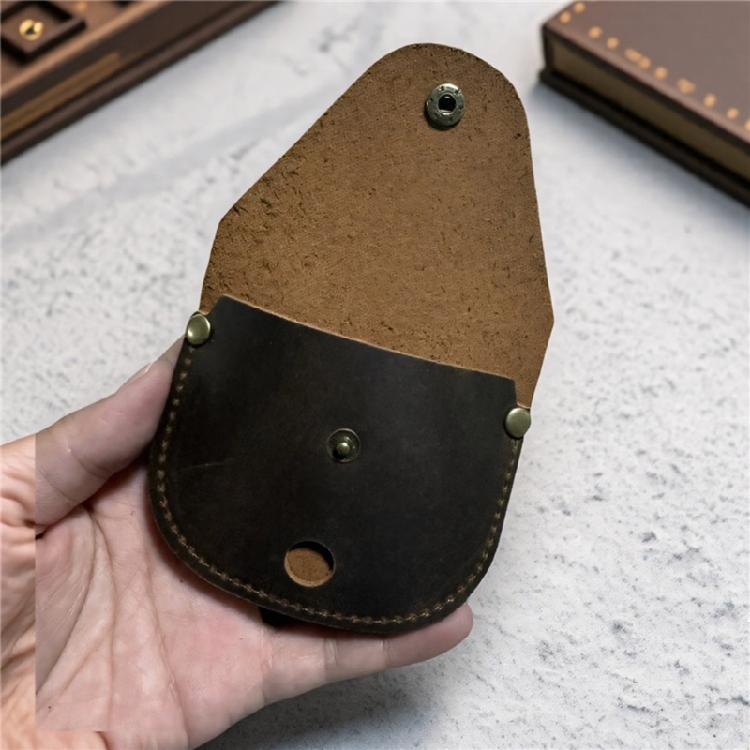 Detachable Navigations Tool Handmade Brasses Compasses Case Hiking Equipment with Leather Case