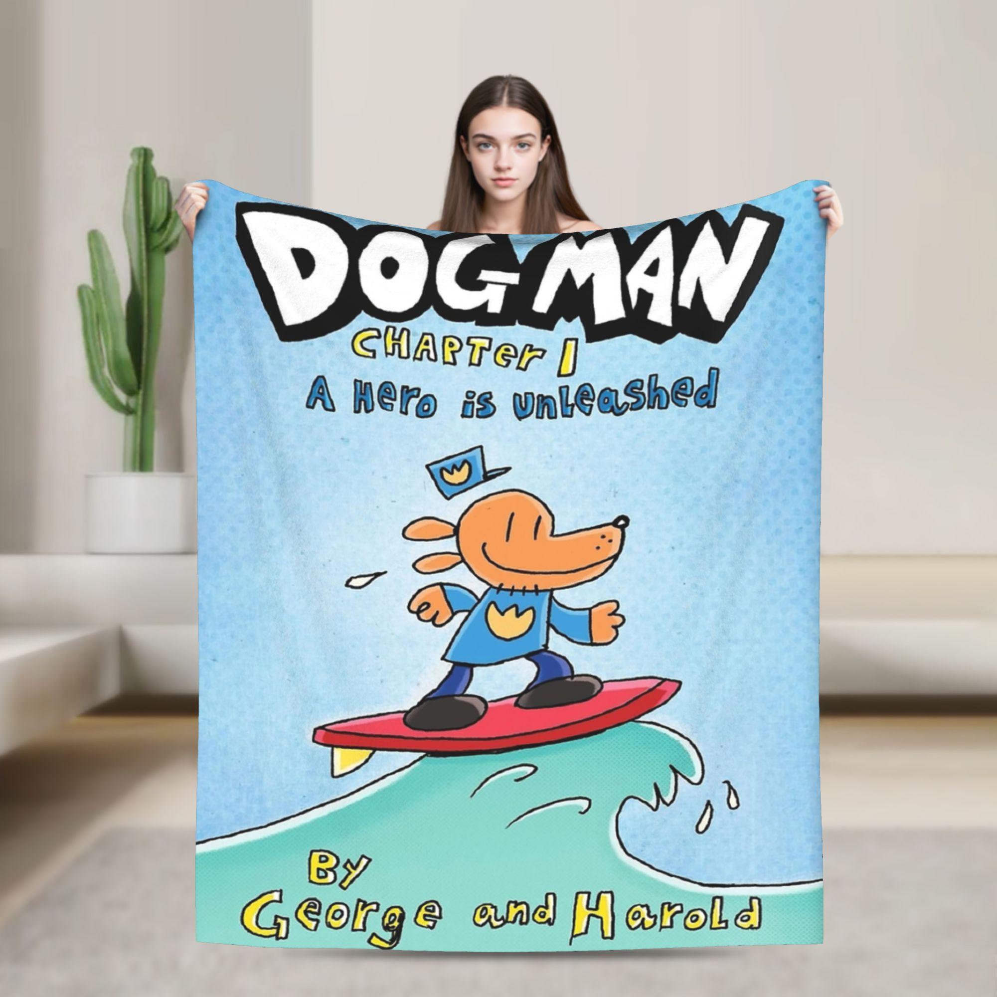 

Dog Man Comic Throw Blanket for Couch Soft Cozy Plush Blanket 50x60 Inch Multi-size Bedspread for All Seasons 100x150cm