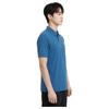 Adidas Men's Summer Quick-Dry Breathable Lightweight Loose Fit Blue Short Sleeve Polo T-Shirt