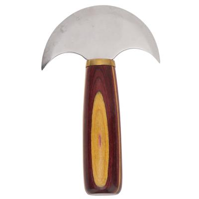 Leather Craft Round Head Knife DIY Leather Trimmer Trimming Correction Working Knife (S)
