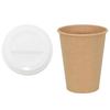 Vidaxl Papierowe Kubki Z Pokrywkami, 1000 Szt., 12Oz, 300Ml