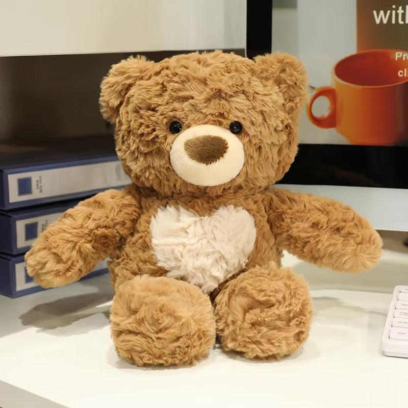 New Christmas Bear Lovely Teddy Bear Plush Toys Stuffed Cute Love Run Bear Girls Valentine'S Gift Kids Baby Christmas Gifts
