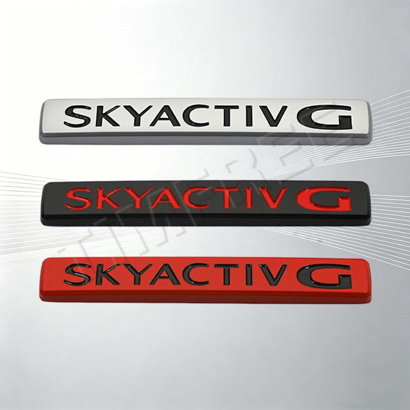 Металлический 3D значок-эмблема SKYACTIV G для решетки радиатора, багажника, крыла, декоративная наклейка