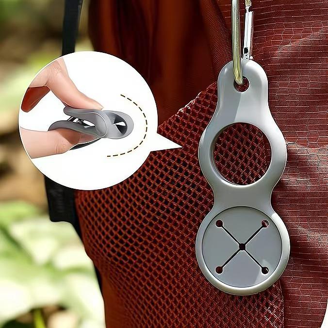 Gourd Silicone Outdoor Bottle Clip: Versatile Travel & Backpack Hook for Mountaineering