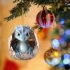 Entzückendes Weihnachts-Drachenei Auto-Hängeornament Aus Langlebigem Acryl Für Feiertagsdekoration