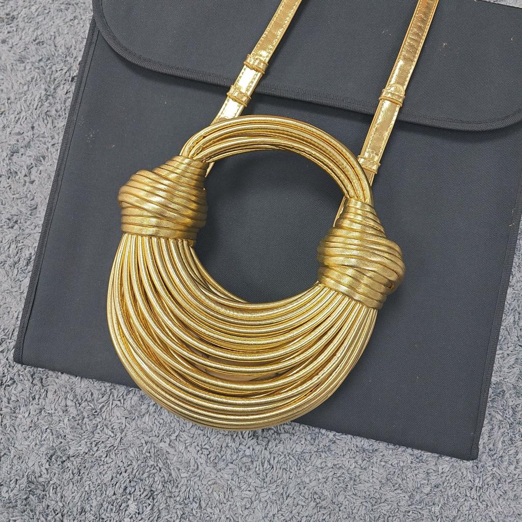 Handwoven Bag, Noodle Bag, Knotted Bag, Handbag, Fashionable Personality, Trendy Niche Design