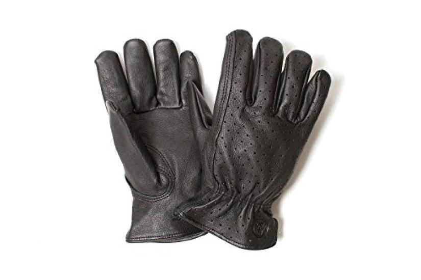 DEGNER Deerskin WL962 Gloves, Black, Medium,