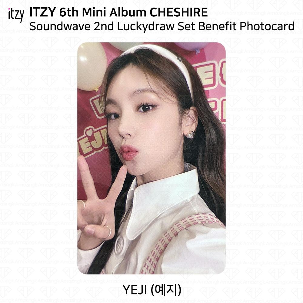 ITZY 6th Mini Album Cheshire Soundwave 2nd Lucky Draw Photocard Benefit Ver.