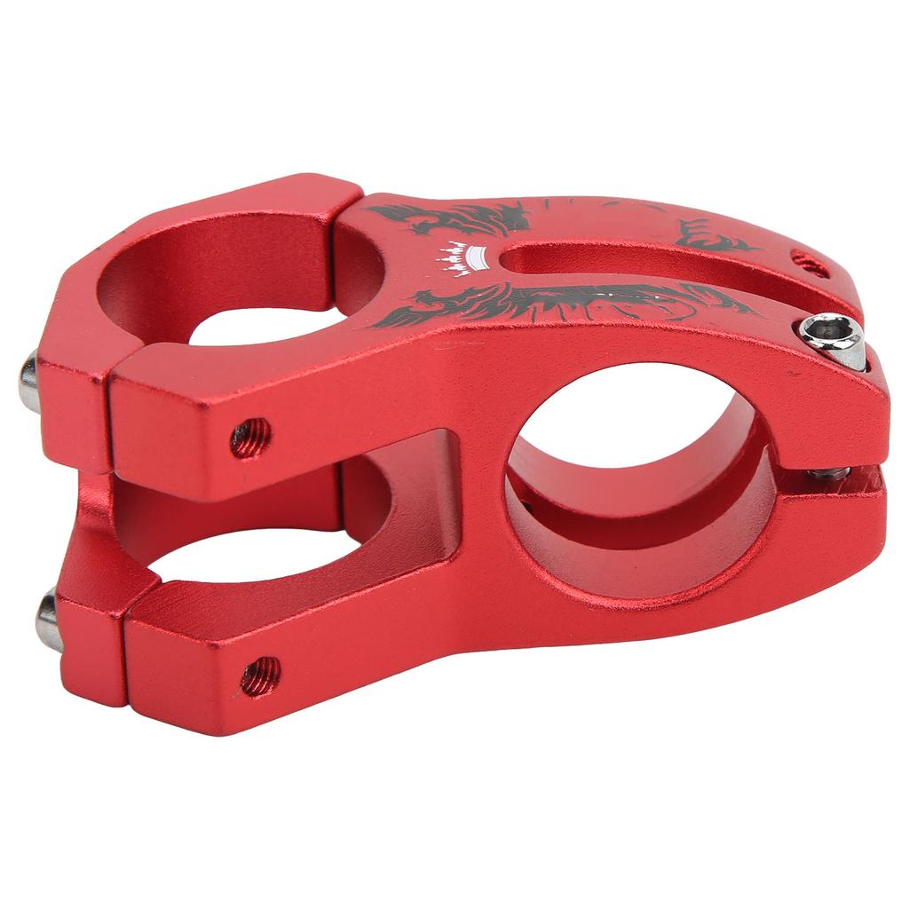 Mountain Bike Stem Lightweight Aluminum Alloy Hollow 31.8mm Curved Knife Marking Short Handlebar