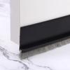 Door Seal Draft Stopper with Brush Reduce Noise, Rubber Door Sweep Breeze BlockerInsect Proof, Dust Proof and Sound Proof Seal