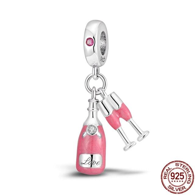 Plata Charms Of Ley 925 Silver Starry Sky Series Charm Safety Chain Fit Fashion 925 Original Bracelets Pulseira Diy  New