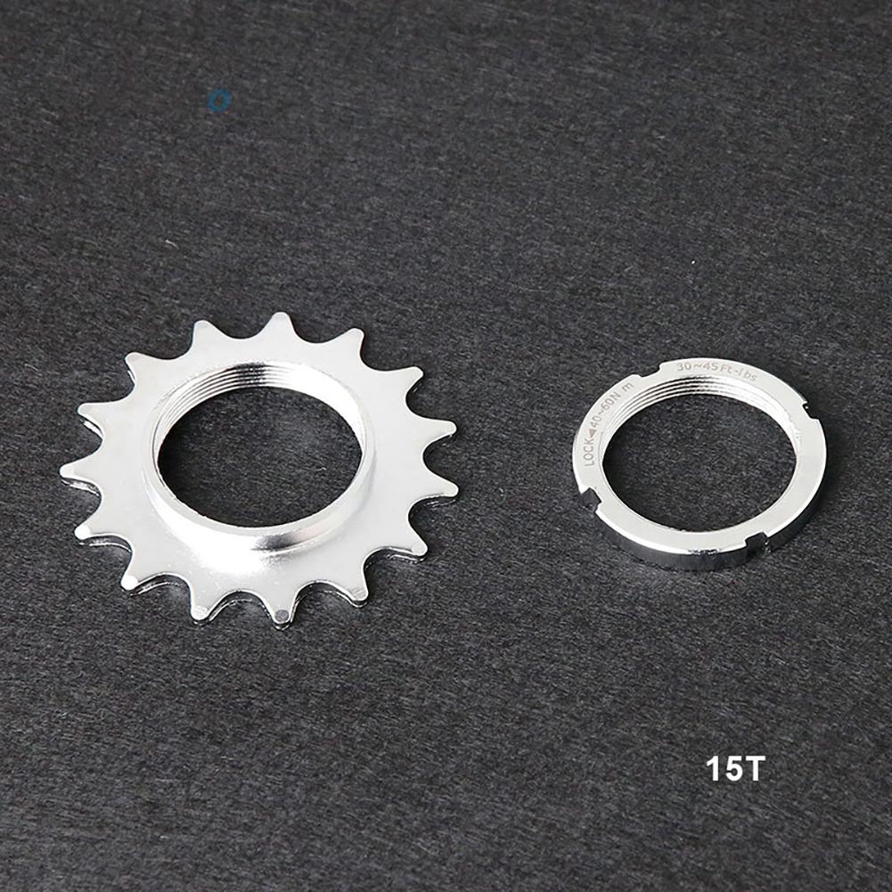 13t/14t/15t/16t/17t Fixed Gear Bicycle Wheel Cogs Sprocket With Lock Ring Cycling Accessories For Fixie Track Bike Hub