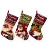 Christmas Stocking Classic Large Stockings Santa, Snowman, Reindeer Xmas Character For Family Holiday Christmas Party Decoration