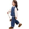 LUSON Baby Girl Fashion Denim Vest