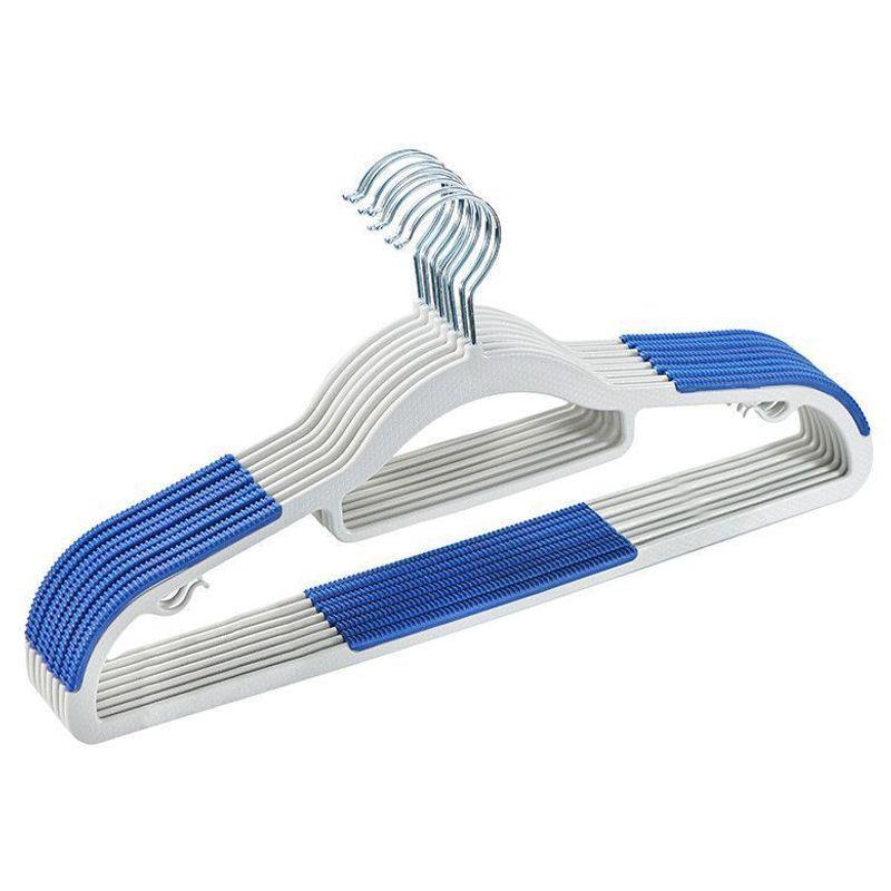 Extra Thick Non-Slip Metal Clothes Hanger for Balcony Storage