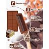 Reversible Rectangular Silicone Chocolate Molds – Practical Kitchen Baking Tool for Easy Carrying  and  Convenient  Use