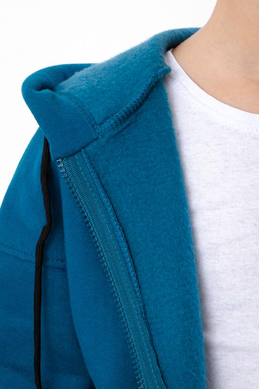 Boys' Warm Zip Hoodie – Plain Everyday Wear, Winter 6395-025-4 HC