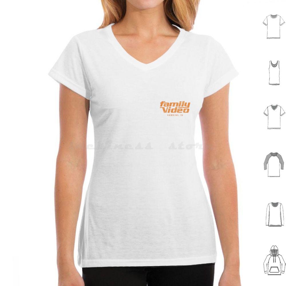 Family Video Hawkins In T Shirt Big Size 100 Cotton Eleven Mileven Millie Bobby Brown Finn Wolfhard Lucas Dustin Steve