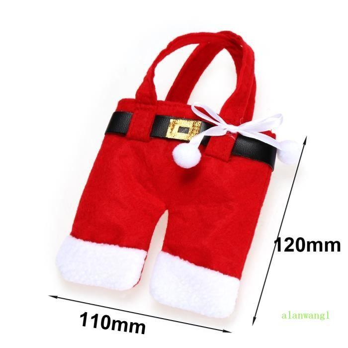 Décoration de fête - Sac à main Noël - Ensemble 6 pièces - Rouge - Mixte