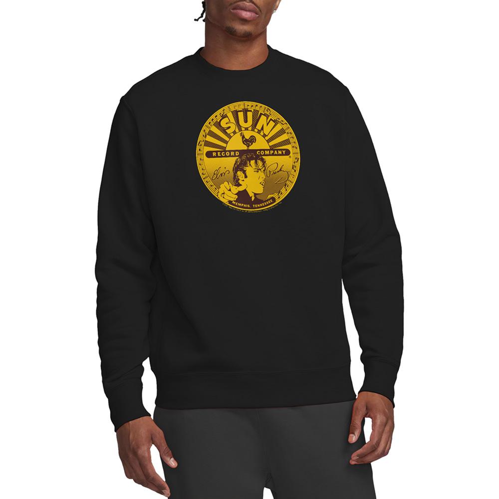 Elvis Presley Unisex Adult Full Sun Label Sweatshirt