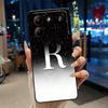 Case For ZTE Blade A54 4G Soft Silicone Black Shell ZTE Blade A54 4G Beautiful Letter Starry Sky Pattern Anti-scratch Cover