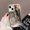 Handyhüllen für iPhone 11 13 XR 15 Pro Max 12 14 Pro Max Hülle iPhone 16 XS Max Spiegel Schutzhülle Mirror Exquisite Cartoon Wasserdicht