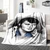 Elvis Presley Personalized Name Blanket Throw Customizable Blanket Durable Comfort Versatile for Office Office Chair Picnics Nap Four Seasons Universa