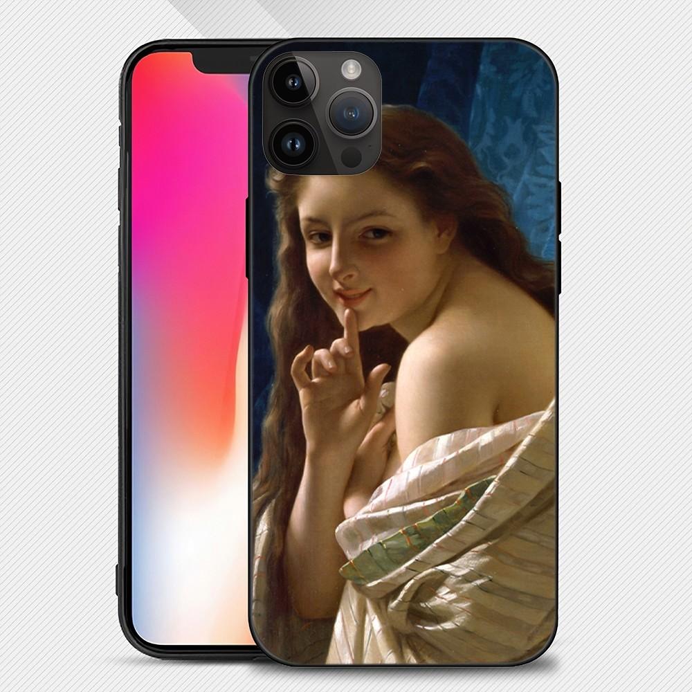 Pierre Auguste Cot Art Phone Case Iphone15 14 13 12 11 Pro Max Mini X 7 8 Soft Case