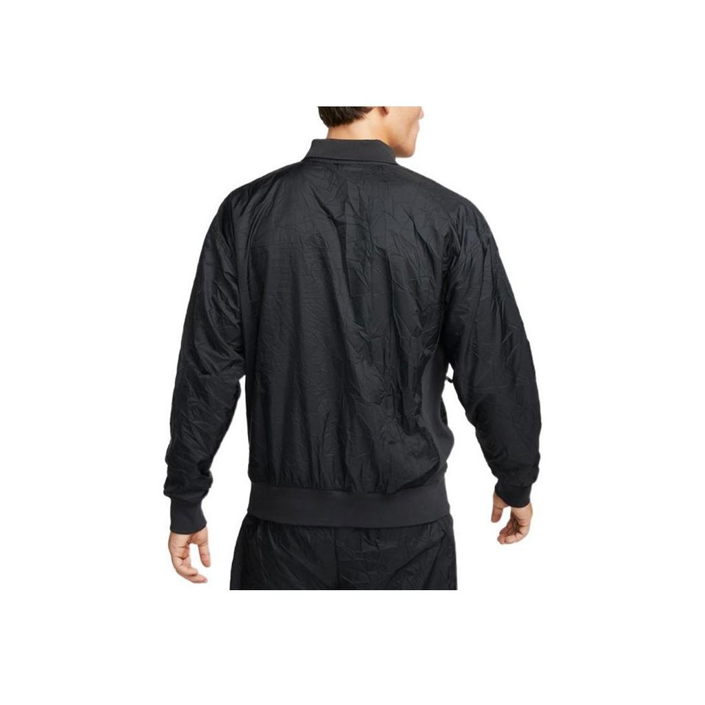 Nike Sportovní oblečení Circa Pánská bunda s logem s jednobarevným potiskem a zapínáním na zip Svrchní oděv Černá DR6077-045