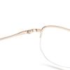 +1.00~+4.00 Portable High-definition Eyeglasses Half Frame Presbyopic Glasses Reading Glasses