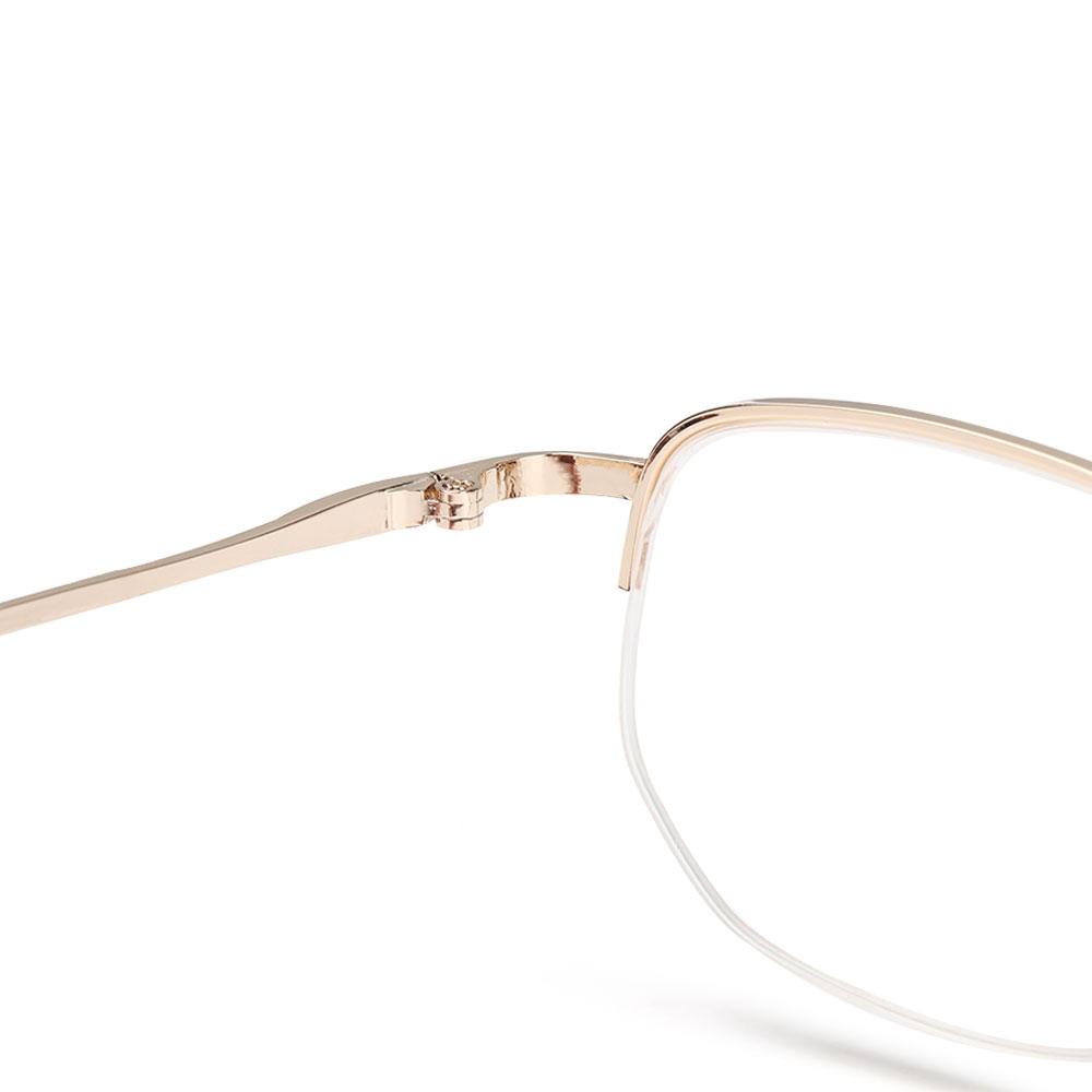 +1.00~+4.00 Portable High-definition Eyeglasses Half Frame Presbyopic Glasses Reading Glasses
