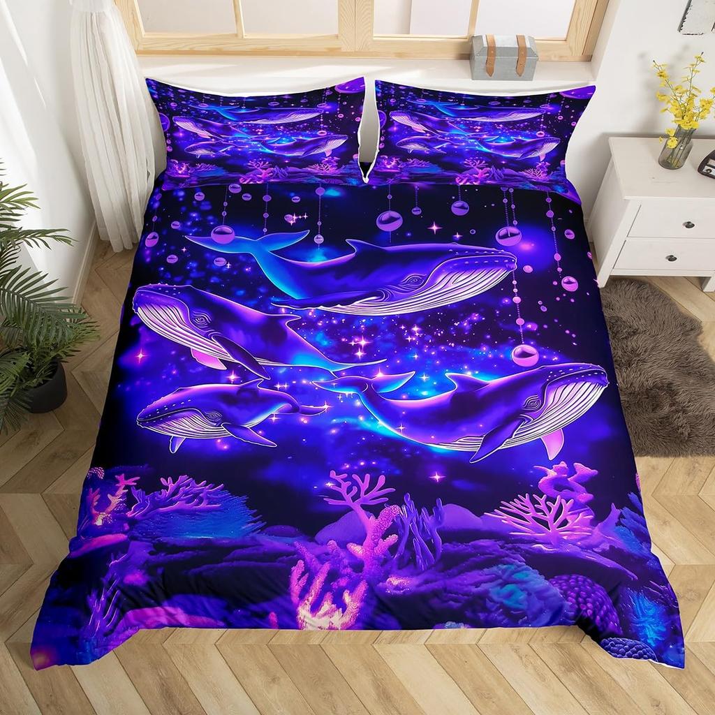 Comforter Whale S For Kids Teens S Queen Twin Size Lightweight Down Room Decor 2 S 1 No Quilt