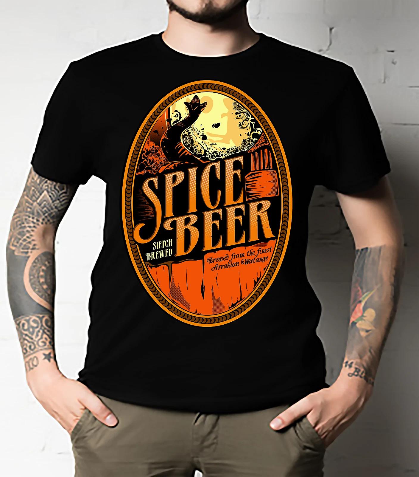 Men s and Women s T-shirts Spice Beer Label Classic L