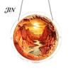 Acryl Puzzle Anhänger Sonnensammler, Bunter Fensterbehang, 19 cm Sonnensammler Wochenendprojekt Dekoration Schmuckstück, Ideal zum Verschenken Und
