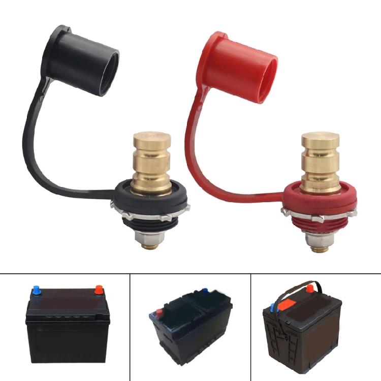 2Pcs 250A Battery Charging Jumper Post Battery Charging Post 3/8" Stud Jump Post