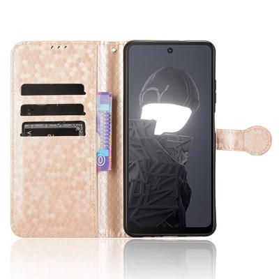 Dla HMD Fusion 5G Etui Portfelowe Wzór Kropki Nadruk Skóra PU Pokrowiec na Telefon