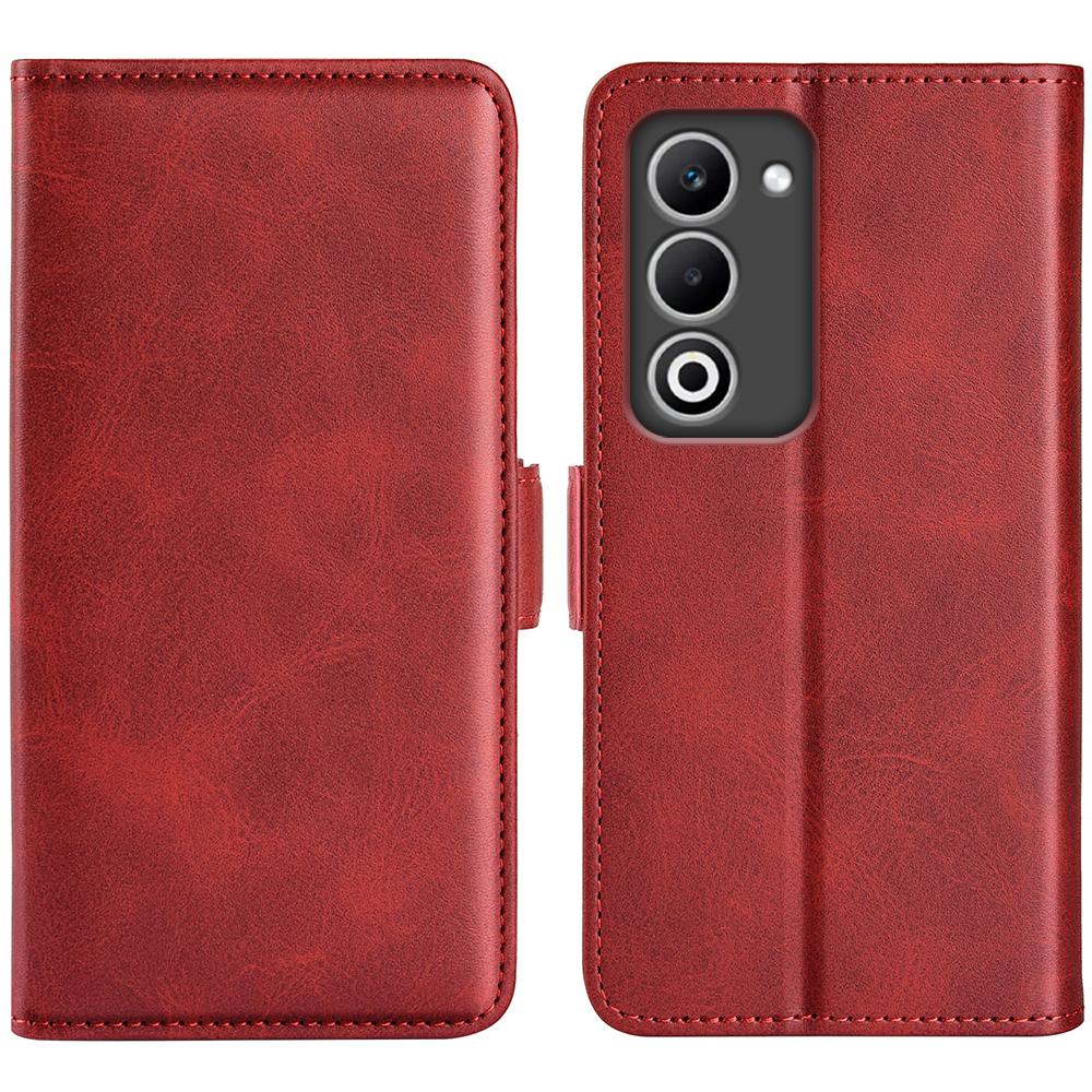 For Oppo A5 5G Case Calf Texture Leather Wallet Phone Cover