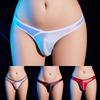 Low Rise Mens Underwear Oily Panties See-Through Swimwear