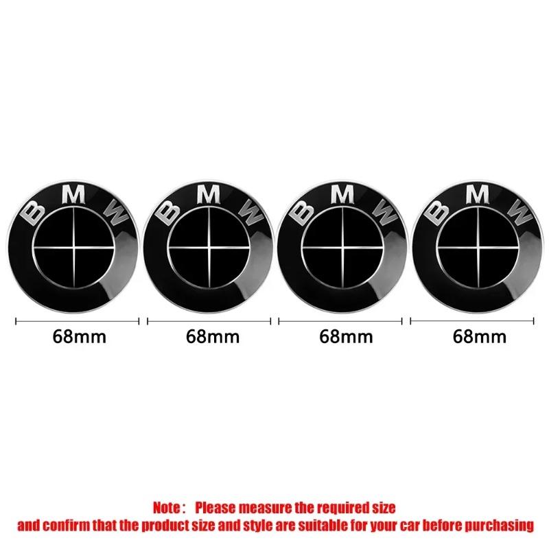 56/68mm Car Wheel Center Covers Hub Caps Auto Badge Hubcaps Replacement Ffor BMW M3 M5 M6 X1 X3 E46 E90 E39 F10 F20 F30 G20 E60 M