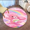 Bear Printed Round Rug Carpet Chair Rug Area Rug Entryway Doormats,for Office Chair Living Room Bedroom Kitchen Room.