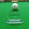 Billardstock Schlagtrainer Poolstock Übungstrainer Mit Anti-Rutsch-Basis Acryl Pool Trainingshilfe Für 8-Ball