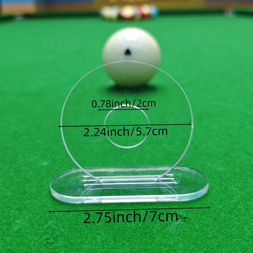 Billardstock Schlagtrainer Poolstock Übungstrainer Mit Anti-Rutsch-Basis Acryl Pool Trainingshilfe Für 8-Ball