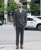 STCO Easy-Care Double-Breasted Glen Check Formal Jacket_Brown (Classic Fit)_Ssjud52Dch