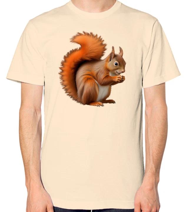 Squirrel Eating A Peanut T-Shirt Men Women Unisex Top S