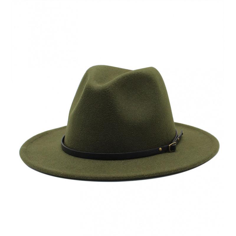 Chapeau jazz populaire sur eBay automne et hiver chapeau haut rétro britannique chapeau en laine tendance pour femme