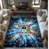 Tappeto in Velluto di Cristallo con Stampa del Coventry City Football, Comodo Assorbente d'Acqua Antiscivolo Tappeto per Pavimenti Interni