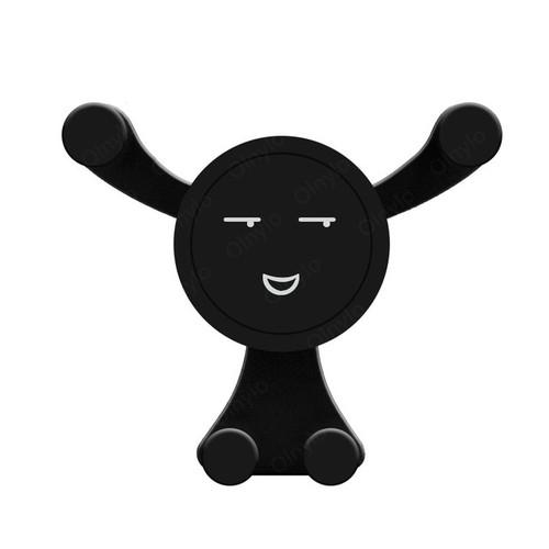 Suporte de telefone para carro Suporte de ventilação de ar Acessórios para interior de automóveis Suporte de celular por gravidade Suporte GPS para Apple iPhone Xiaomi