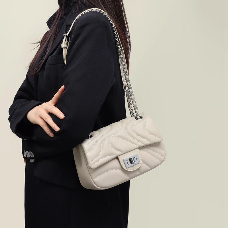 Bag Women'S Messenger Bag, Genuine Leather Women'S Bag, Birthday Gift, Xiaoxiangfeng Chain Bag, Bag.