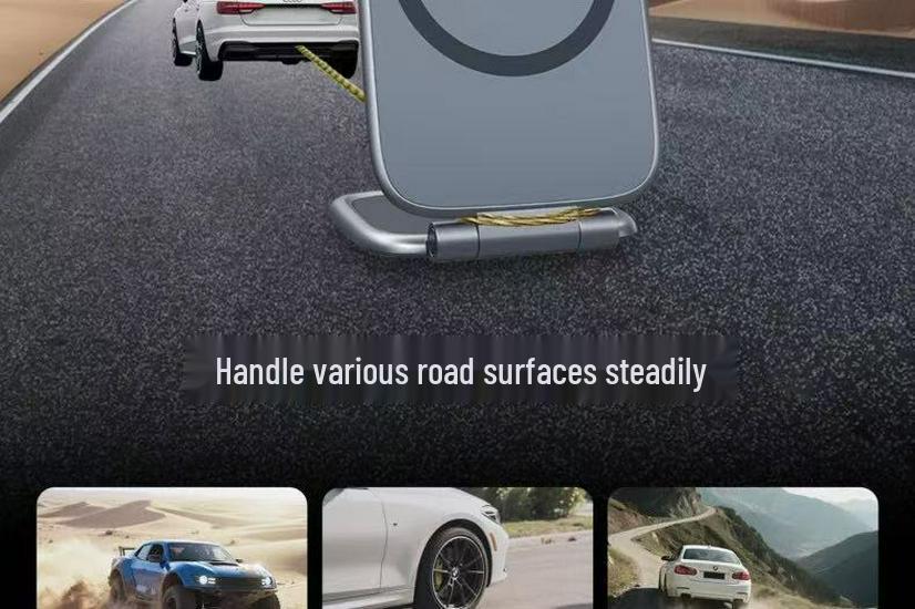 2025 Ultra-Thin Magnetic Foldable Phone Holder for Car Navigation